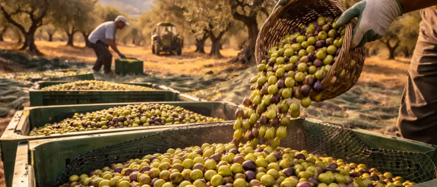 Qualitätsfaktor Olivenernte