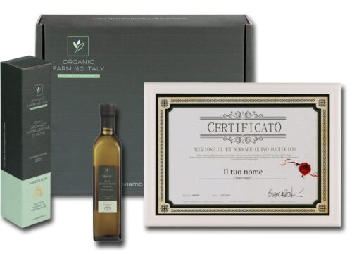 Gift package for olive tree sponsorship